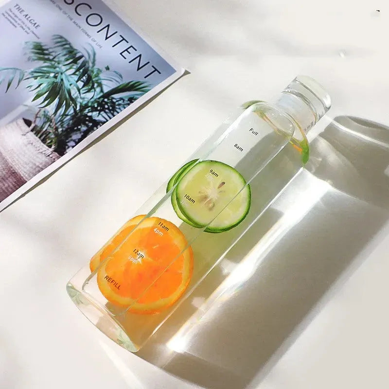 Good-looking Glass Clear Water Cup Portable - Bellarte Enchanté Good-looking Glass Clear Water Cup Portable